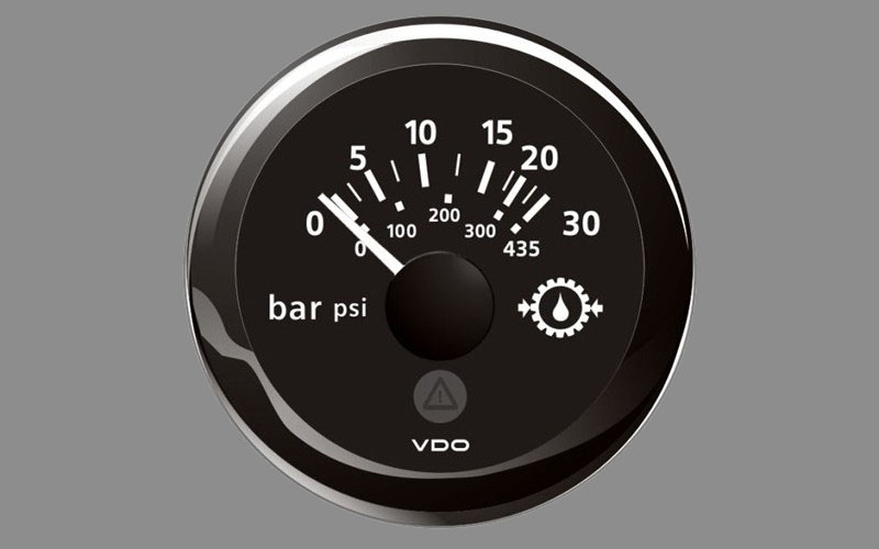 Marine Gear Oil Pressure Gauge 30Bar